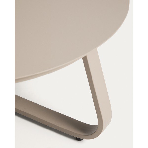 Kovinska okrogla vrtna klubska mizica ø 80 cm Tamaris – Kave Home-image-4