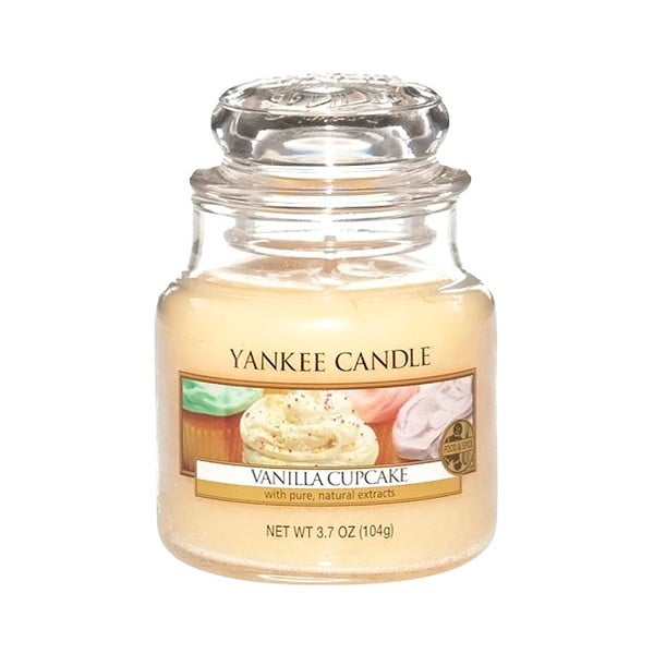 Dišeča sveča Yankee Candle Vanilla Basket, čas gorenja 25 - 40 ur
