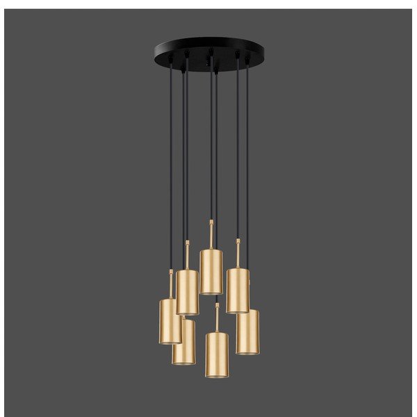 Zlata viseča svetilka Squid Lighting Geo, višina 120 cm-image-1