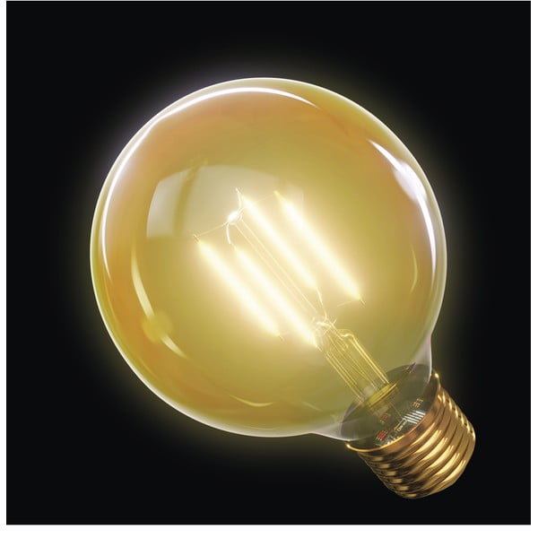 LED žarnica EMOS Vintage G95 Toplo bela, 4W E27-image-1