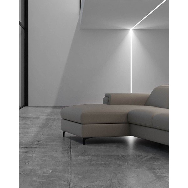 Svetlo rjava usnjena kotna sedežna garnitura (z levim kotom) Brito – MESONICA-image-3