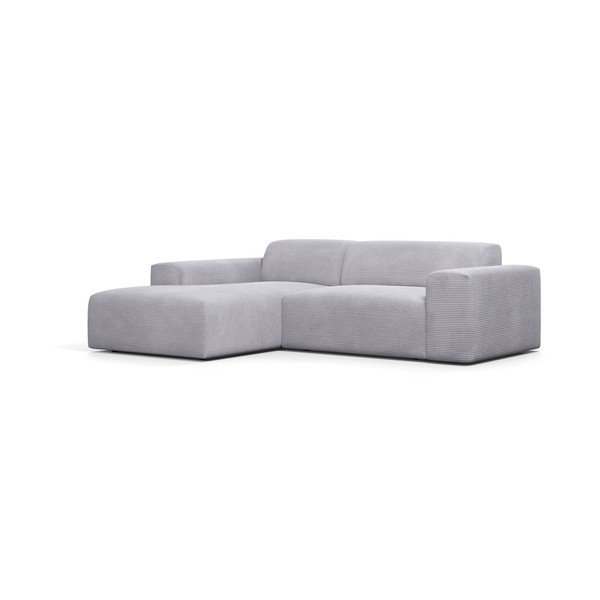 Svetlo siva sedežna garnitura Marie Claire Home Karen, 250 cm, levi kot-image-2