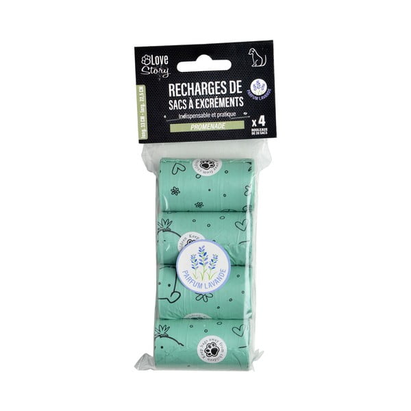 Vrečke za pasje iztrebke 4 ks – Love Story