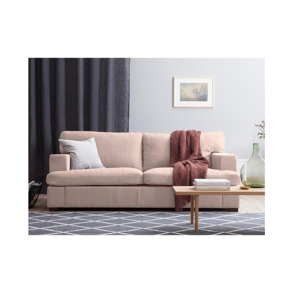 Svetlo roza kavč Windsor & Co Sofas Daphne, 170 cm-image-1