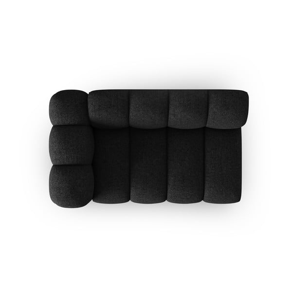 Črno-antracitno siv modul za sedežno garnituro (levi kot) Lupine – Micadoni Home-image-2