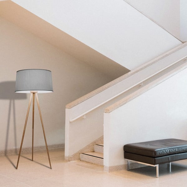 Siva talna svetilka SULION Bea, višina 152 cm-image-1