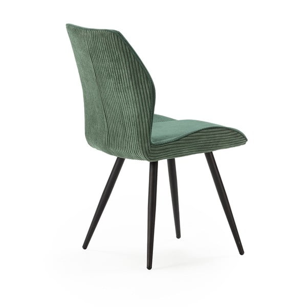 Zeleni jedilni stoli iz rebrastega žameta v kompletu 2 ks Adaya – Marckeric-image-4