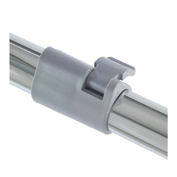 Sivo kovinsko teleskopsko mobilno stojalo za oblačila Twin - Wenko-image-4