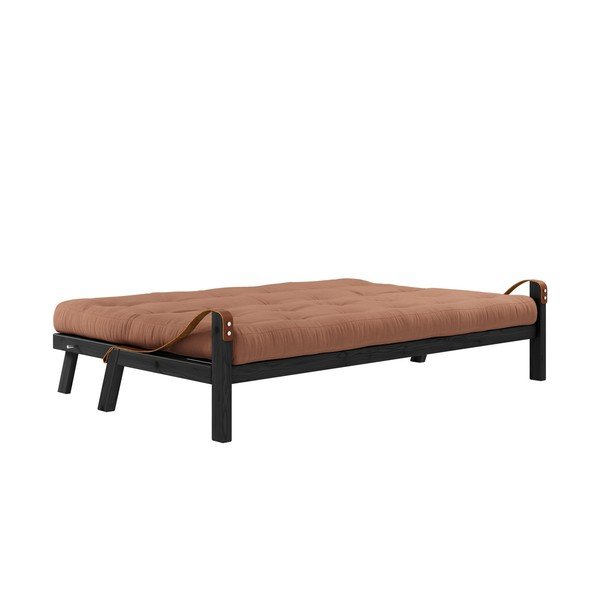 Raztegljiv kavč Karup Design Poetry Black/Clay Brown-image-4