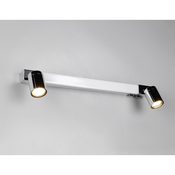 LED stenska svetilka v sijajno srebrni barvi Enrico – Trio-image-2