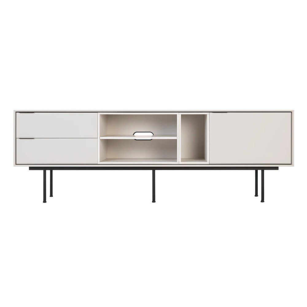 Sivo-bež TV omarica 189x61x42 cm Mod