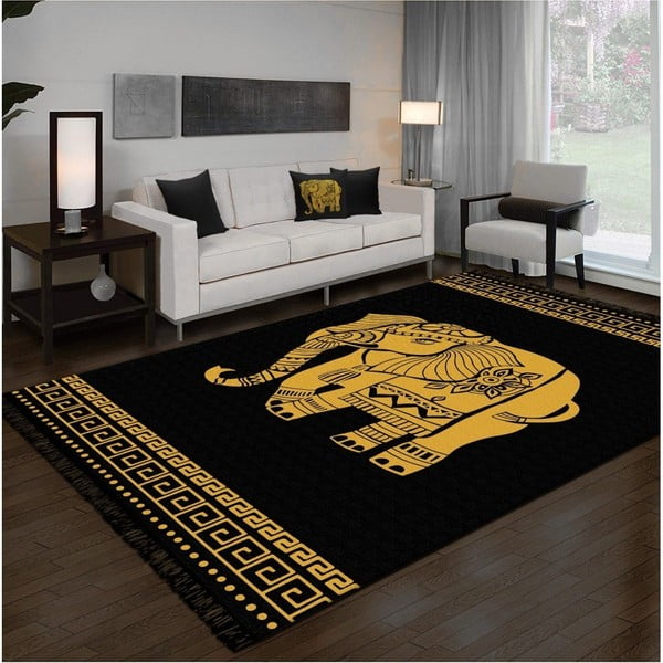 Obojestranska pralna preproga Kate Louise Doube Sided Rug Elephant, 120 x 180 cm-image-1