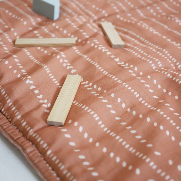 Oranžna otroška igralna podloga Nepo Terracotta – Nattiot-image-1
