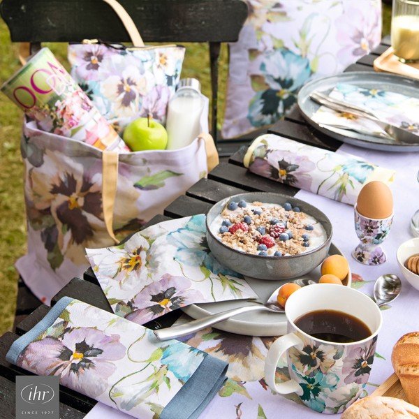 Namizni tekač iz organskega bombaža 150x45 cm Martha - IHR-image-1