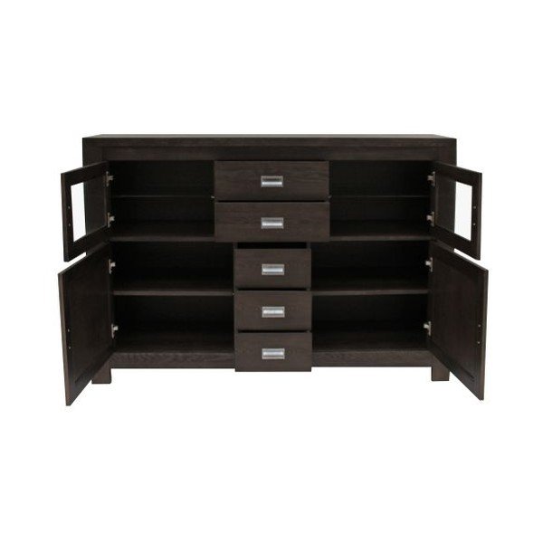 Komoda Ambassador Espresso,156x110x47 cm-image-1