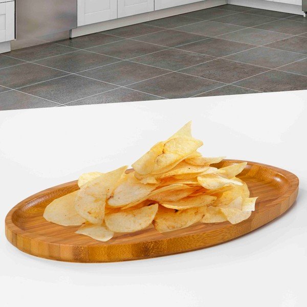 Bambusov servirni pladenj Bambum Santos, dolžina 26 cm-image-1