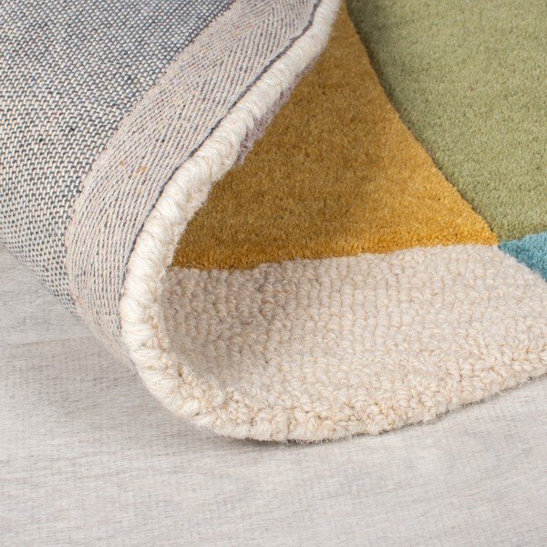 Ročno tkana volnena okrogla preproga ø 160 cm Glow Multi – Flair Rugs-image-3