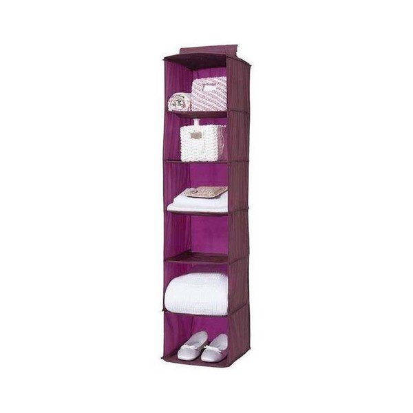 Viseči organizator v vinsko rdeči barvi Compactor Pina, dolžina 128 cm-image-1