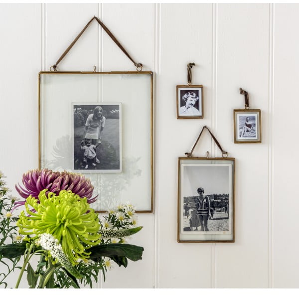 Kovinski stoječ okvir v zlati barvi 20x37,5 cm – Rex London-image-3