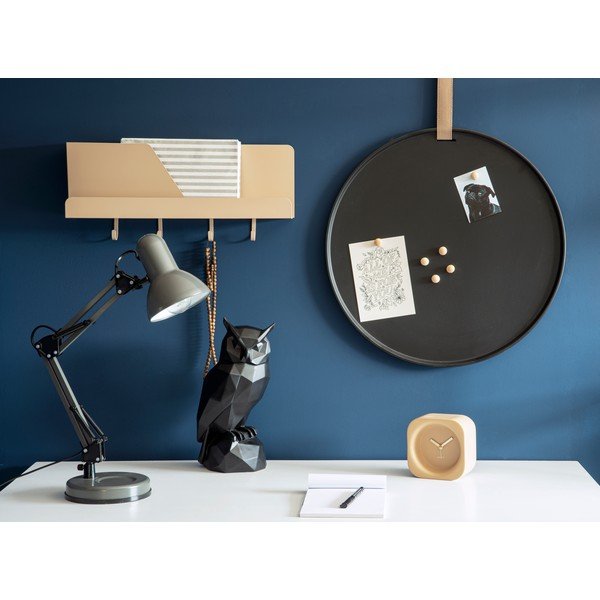 Peščeno rjav kovinski stenski organizator s kavlji Leitmotiv Perky, dolžina 46 cm-image-1