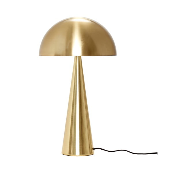 Železna namizna svetilka v zlati barvi Hübsch Guro