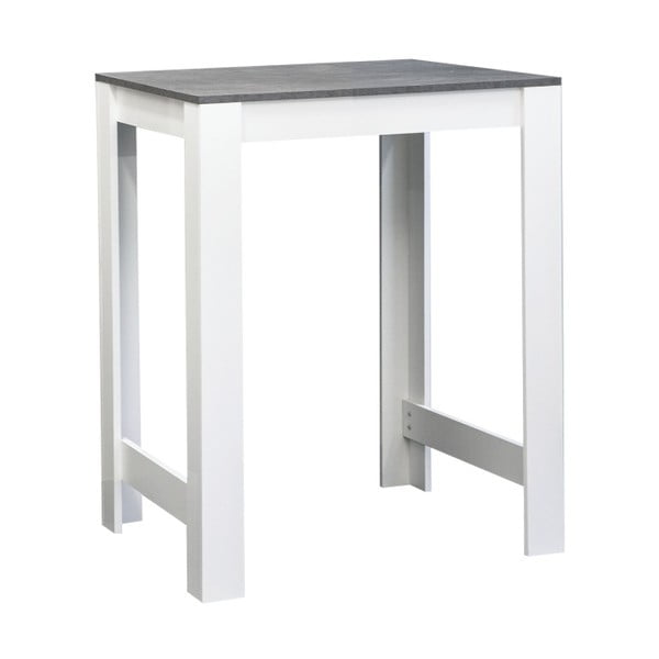 Simbioza Sulens bela barska miza z betonskim vrhom, širina 70 cm