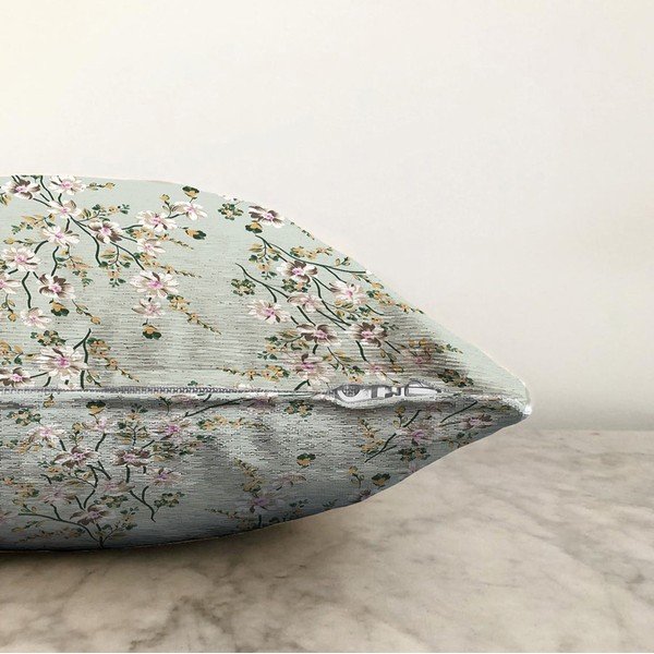 Zelena prevleka za vzglavnik iz mešanice bombaža Minimalist Cushion Covers Bloom, 55 x 55 cm-image-1