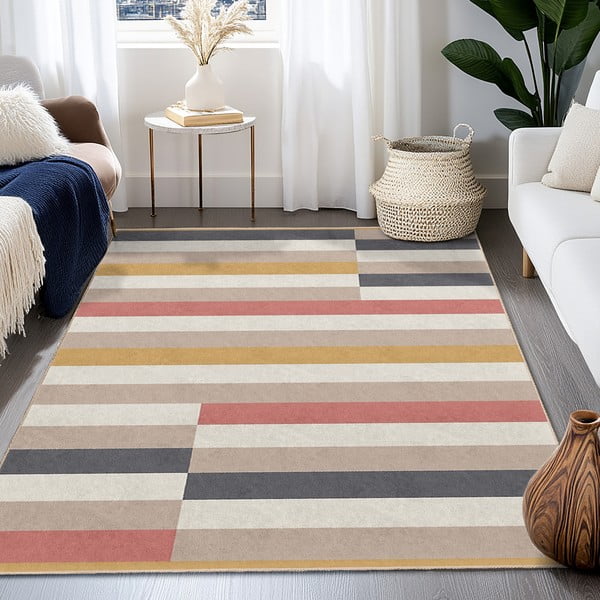 Pralna preproga 120x180 cm Rosy Bandas – Mila Home-image-4