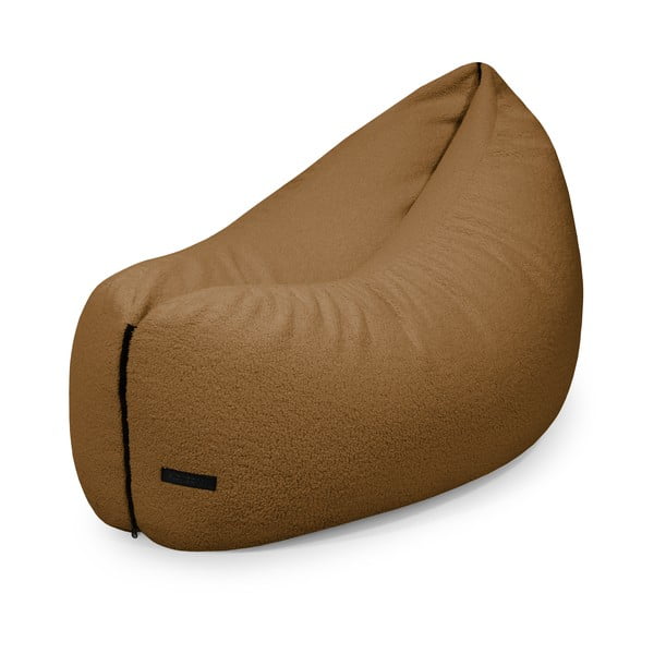 Rjava otroška vreča za sedenje iz tkanine bouclé Clip Clap 115 – SLOWDOWN