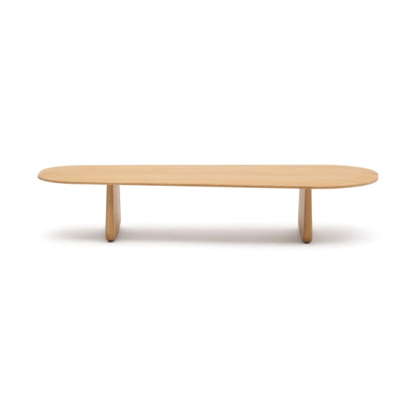 Mizica iz masivnega hrasta v naravni barvi 64x146 cm Pirita – Kave Home