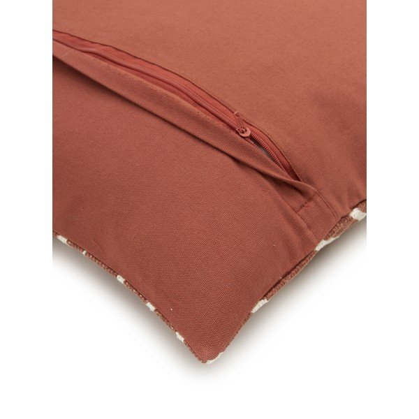 Rjava bombažna okrasna prevleka za blazino Westwing Collection Nomad, 45 x 45 cm-image-4