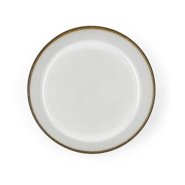 Bela/zelena skledica iz kamenine Gastro Grey/Cream – Bitz-image-1