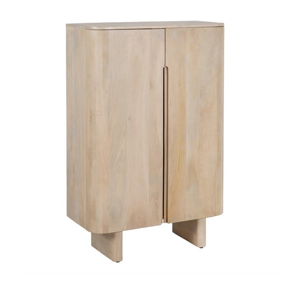 Omarica iz masivnega manga v naravni barvi 90x138 cm Batel – Ixia