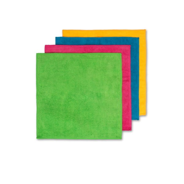 Krpe za čiščenje v kompletu 4 ks iz mikrovlaken Colors – Vileda-image-2