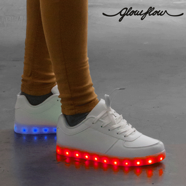 Bele LED InnovaGoods GlowFlow superge, velikost 40-image-1
