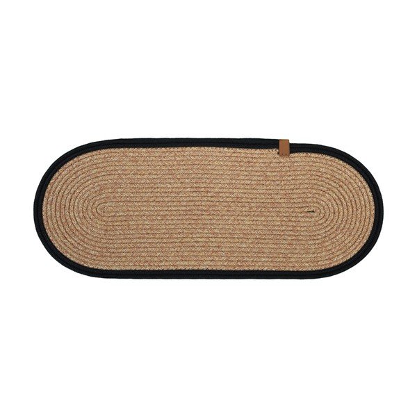 Črni/v naravni barvi komplet preprog za stopnice 16 ks 25x65 cm Milo Frame – Vitaus