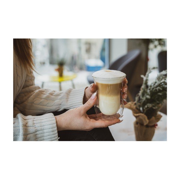 Steklene skodelice v kompletu z dvojno steno 6 ks 250 ml – Vialli Design-image-3