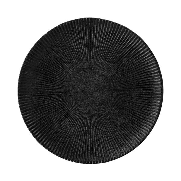 Črn keramičen krožnik Bloomingville Neri, ø 23 cm