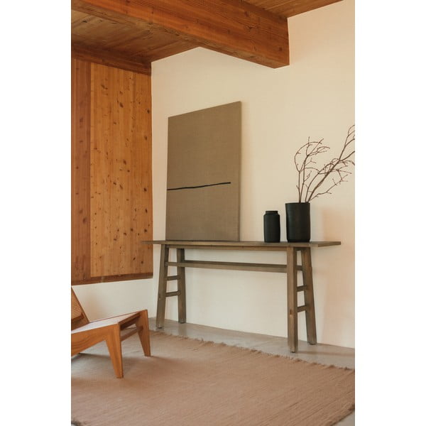 Oker rumena ročno tkana bombažna preproga 170x240 cm Handloom – Lorena Canals-image-1