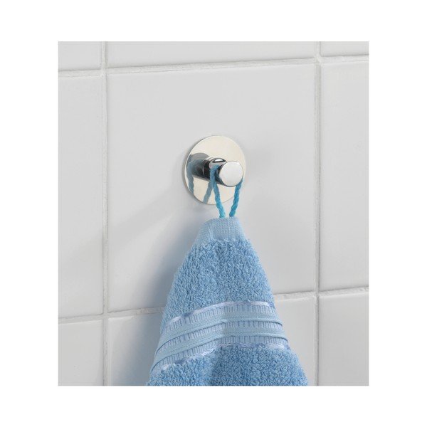 Stenski obešalnik v srebrni barvi Wenko Savona-image-1