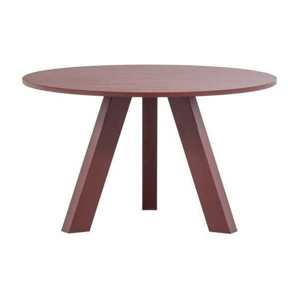 Okrogla jedilna miza iz masivnega hrasta ø 129 cm Rhonda – WOOOD