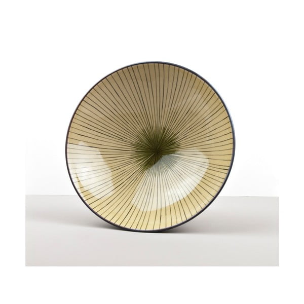 Zeleno-rumena keramična skleda MIJ, ø 25 cm-image-2