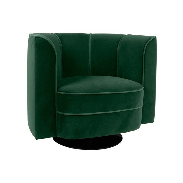 Zelen fotelj Dutchbone Flower