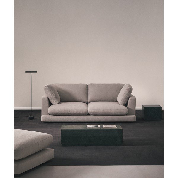 Zelena marmorna klubska mizica 50x100 cm Sorein – Kave Home-image-1