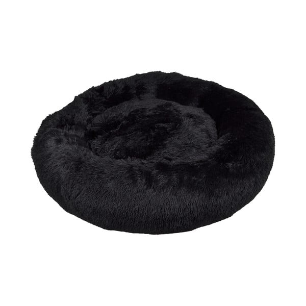 Črna postelja za pse ø 75 cm - Love Story