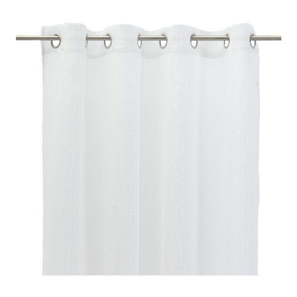 Bela prosojna zavesa 140x260 cm Flat – Casa Selección
