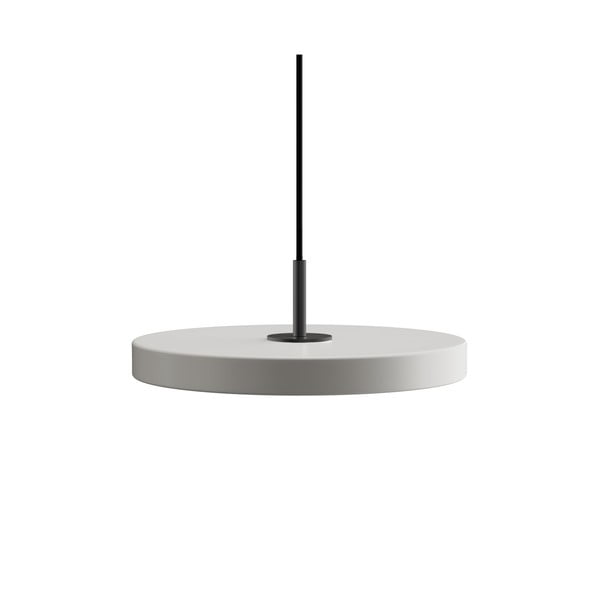 Svetlo siva LED viseča svetilka s kovinskim senčnikom ø 31 cm Asteria Mini – UMAGE