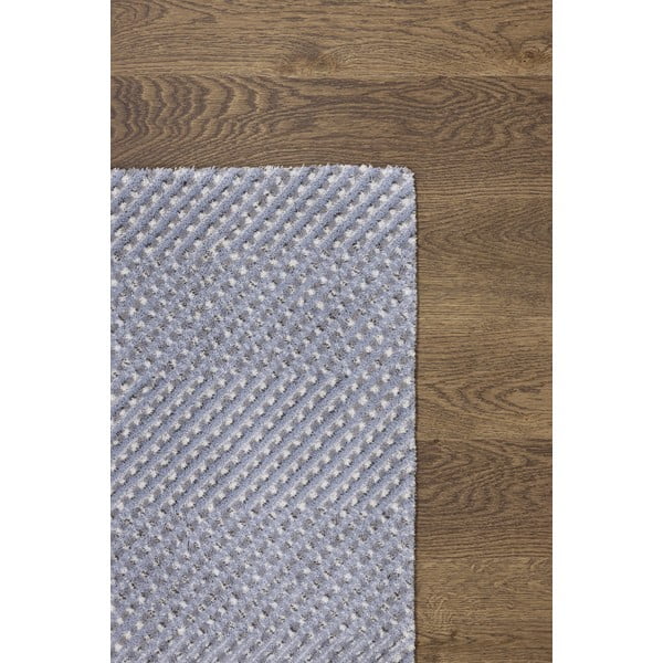 Svetlo modra volnena preproga 160x240 cm Mesh – Agnella-image-3