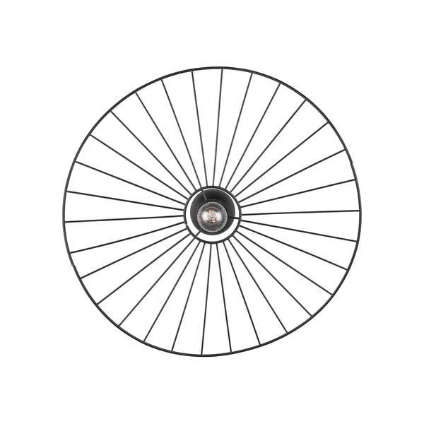 Mat črna stropna svetilka ø 60 cm Chapeau – Reality-image-2