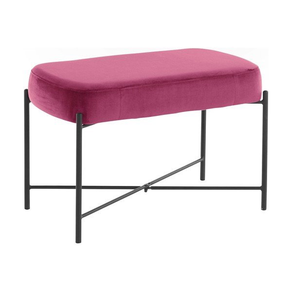 Rožnata žametna klop Berry - Støraa -image-1